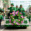 St. Patricks dag krans blomster forår dørdekoration 6