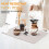 Lot de 6 sets de table beiges en coton et lin, 33 x 48 cm 3