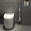 Moderne Toilettenbürste mit langem Griff und Kunststoffborsten 3
