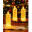 LED-kristallljus flamlösa 4-pack 5