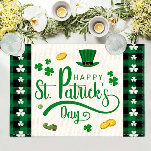 St. Patrick's Day Placemat 12x18 in