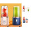 Draagbare, oplaadbare handblender met 6 messen via USB 1