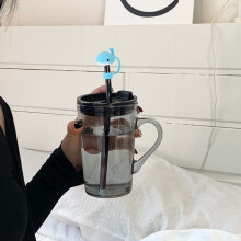 Couvercles et capuchons en silicone réutilisables pour pailles et tasses (lot de 6)