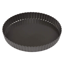 25 cm quiche-pande i non-stick aluminiumsstål