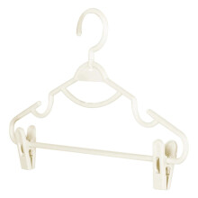 Foldable Skirt Hanger with Silicone Clips