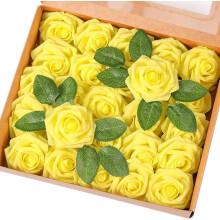 Foam Roses Artificial Flowers, 23cm, DIY Wedding Bouquet
