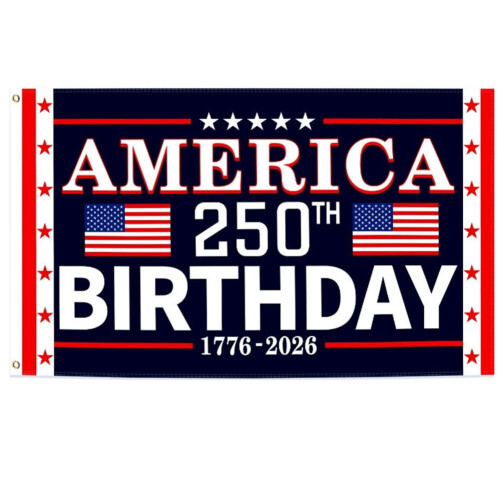 USA 250th Anniversary Flag 90x150cm Polyester