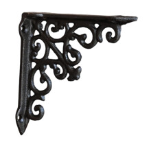 Vintage Iron Shelf Bracket Wall Mount Corner Brace