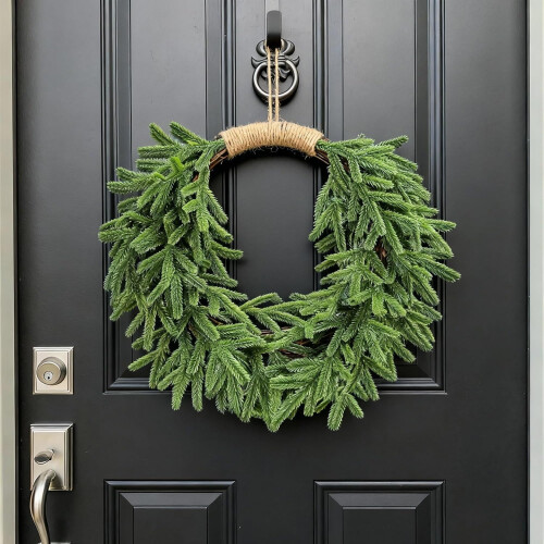 Norfolk Pine Wreath 14.2" Farmhouse Rustic Decor