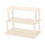 Bambus makeup-organisator til skrivebordsdisplay, hvid 1