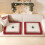 Christmas Plush Cushion 45cm Red Festive Design 1