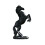 Statue de cheval debout, sculpture décorative noire, 30 cm 1