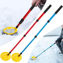 Ice Fishing Scoop Skimmer Adjustable Long Handle 2pcs