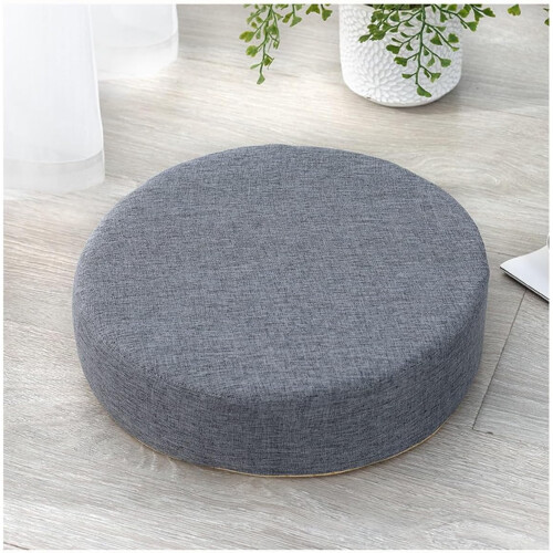 Μαξιλάρι σκαμπό μπαρ με αφρό μνήμης, γκρι 15" x 3"