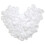 100 pcs Artificial White Rose Petals for Wedding & Romantic 1