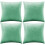 Dekorativa kuddfodral i sammet, 4-pack, 36x36 cm 1
