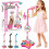 Karaoke Microphone Toy with Stand and LED Lights 1