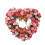 Valentine's Day Wreath with Heart-Shaped Roses 1