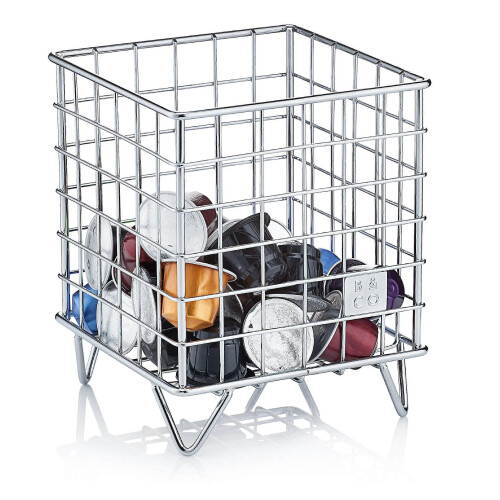 Stainless Steel Coffee Pod Holder – 80-Capacity
