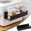 Magnetic Vertical Storage Rack for Jars and Spices 1