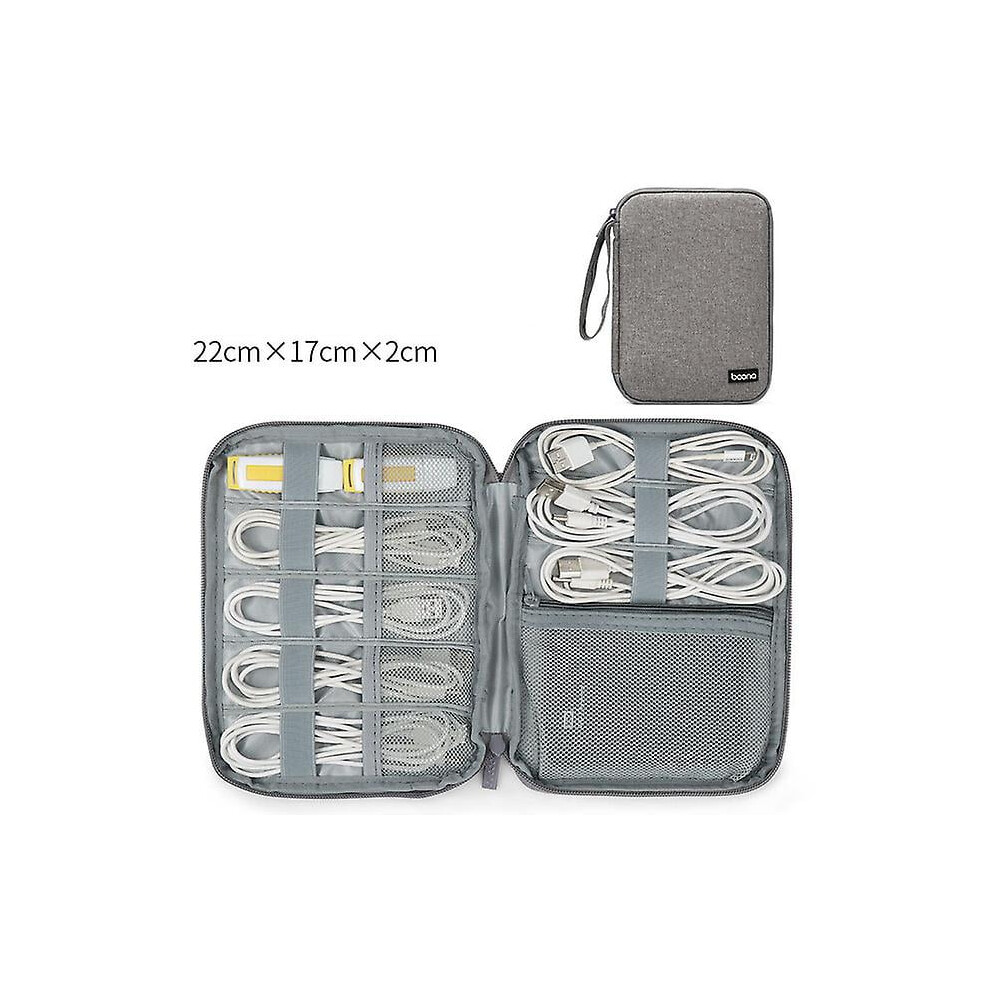 Cable Organizer Bag For Chargers, Usb, Headphones 971050598994