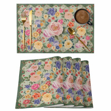 Floral Placemats 13x19in Set of 6