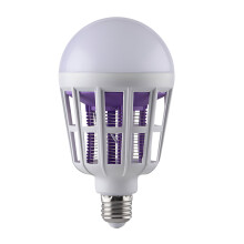 HIBIBUD Bug Zapper Light Bulb,Mosquitoes Killer Lamp Smart Electronic Insect & Fly Killer,Porch Light for Entryway,Doorway,Corridor,Balcony and Patio