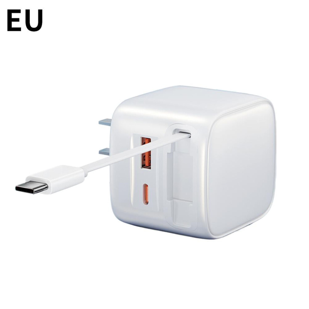 30W Type-C Charger With Retractable Cable 9058772206213