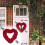 Valentine's Heart Wreath Red 40cm 2
