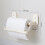 Plastic Toilet Paper Holder with Suction Cup White 1 Pack 3