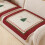 Christmas Plush Cushion 45cm Red Festive Design 5