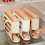 4-Tier Egg Holder for Fridge, 30-Capacity Rolling Dispenser, Compatible with Standard Refrigerators (White) 7