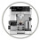 Serbatoio dell'acqua in ABS con coperchio per macchine da caffè 601/655/701 3