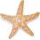 Dyrebrosje til dame med strass, 1 stk. 1