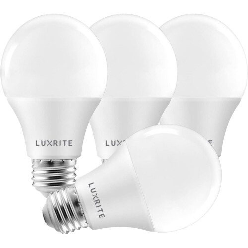 A19 LED Bulb 75W Equivalent 1100 lm 2700K Dimmable 4 Pack