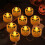 12pcs Halloween LED Tea Lights with Timer 1