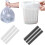 Small Trash Bags 45 x 50 cm White 30 per Roll 1