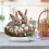 Easter Decorations: 2D Acrylic Easter Eggs & Rabbit Ornaments for Tabletop, Wall – Compatible with Spring & Holiday Parties 5