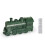 Retro Train-Shaped Humidifier 300ml with Remote, Flame Effect, Night Light & Aroma Diffuser for Bedroom – Green 2