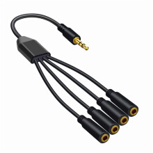 Cavo audio da 3,5 mm maschio a più connettori femmina a 3/4/5/6 vie