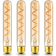 Ampoule Edison E26 T10 40W 400LM 2700K Blanc chaud (lot de 4)