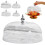 Clear PP Cake Dome Lid for 16cm Stand 1