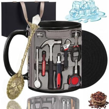 Mug Boîte à outils de mécanicien en céramique 325 ml - Cadeau amusant pour papa