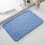 24x16 in Blue Bathroom Rug – Soft Absorbent & Machine 1