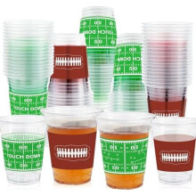 50 Plastikbecher im Cowboy-Design (355 ml)