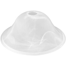 Amber Alabaster Glass Lamp Shade 12.2" Bell Dome