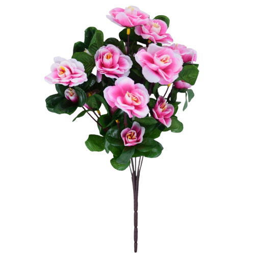 Artificial Azalea Bouquet 34cm 7-Branch 21-Head
