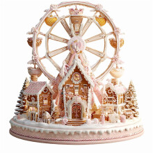 2D Acrylic Christmas Tabletop Decor Set of 4