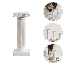 Roman-Style Resin Candle Pillar Column Set