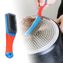 Scuab Sreinge Cruach Dhosmálta le Láimhseáil Rubair, 16cm